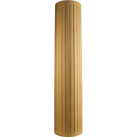 Osborne Wood Products 57 1/4 x 7 1/2 Fluted Column in Black Walnut 16042W